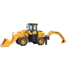 With hydraulic hammer HENGWANG backhoe loader 4*4 wheel digger price